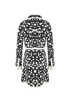 2015 CHANEL Splatter Tweed Jacket and Skirt Suit