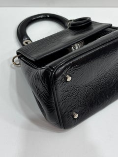 2015 Christian Dior Black Patent Micro Be Dior Bag