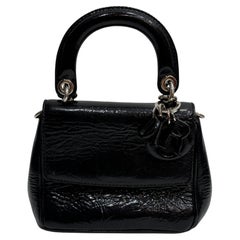 2015 Christian Dior Black Patent Micro Be Dior Bag