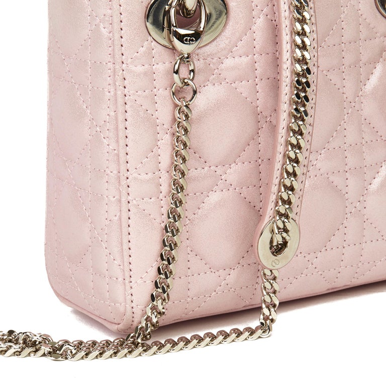 Pre-owned Dior Speedy Leather Mini Bag In Pink