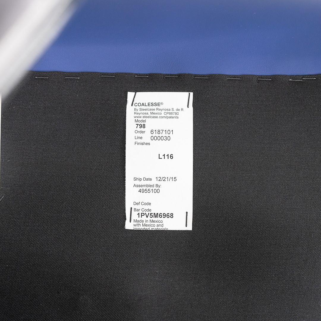 2015 Coalesse Chord Executive Office Chair by Michael Shields w/ Pneumatic Base For Sale 4