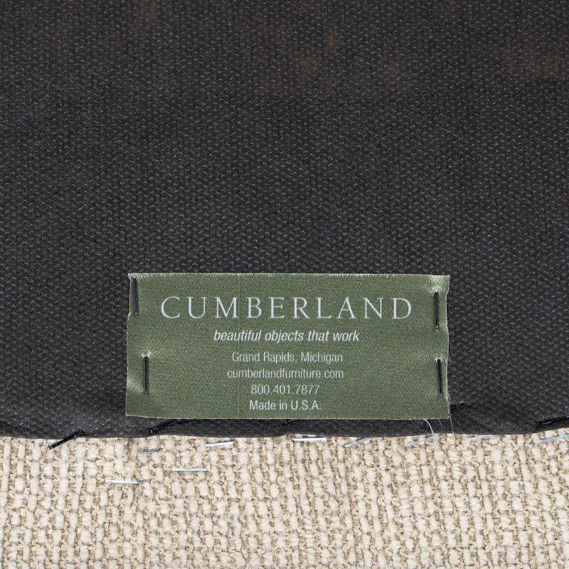 2015 Cumberland Kleeblatt-Loungesessel mit hoher Rückenlehne von 5D Studio mit Stahlfuß im Angebot 5