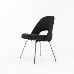 2015 Eero Saarinen for Knoll Armless Executive Side Chair in Hopsack Fabric