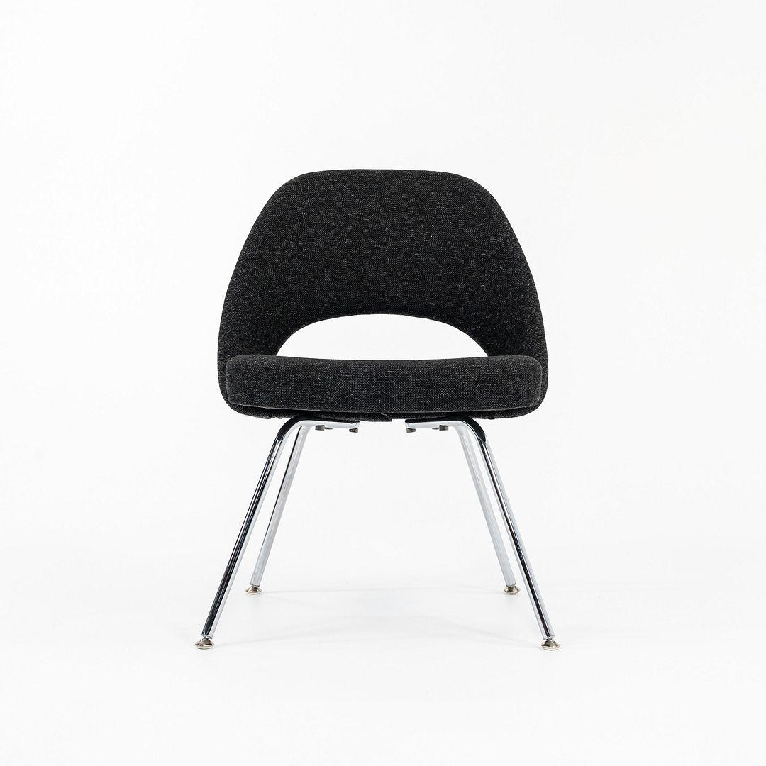 Moderne 2015 Eero Saarinen for Knoll Chaise d'appoint sans bras en tissu Hopsack en vente