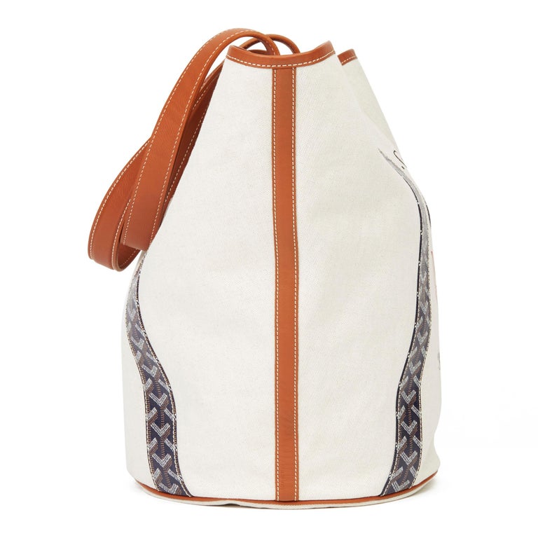 Goyard, Bags, Goyard Goyard Bellara Tote Bag Shoulder Beach Reversible  Canvas Toile Leather