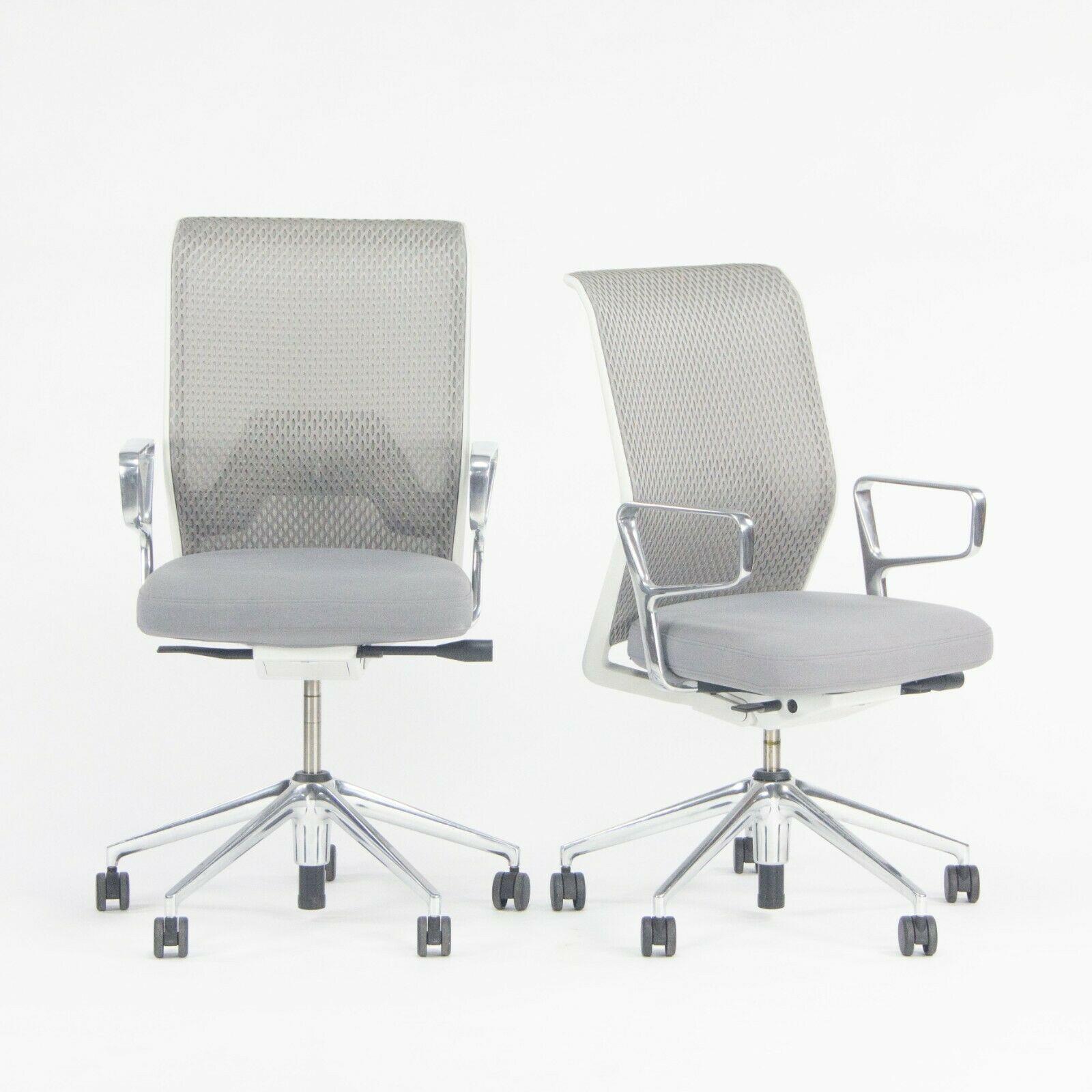 Listed for sale is a single (multiple chairs are available, but they are each sold separately) Vitra ID Mesh chair, designed by Antonio Citterio. These chairs are in gorgeous condition and show only light wear from use. It's important to note that