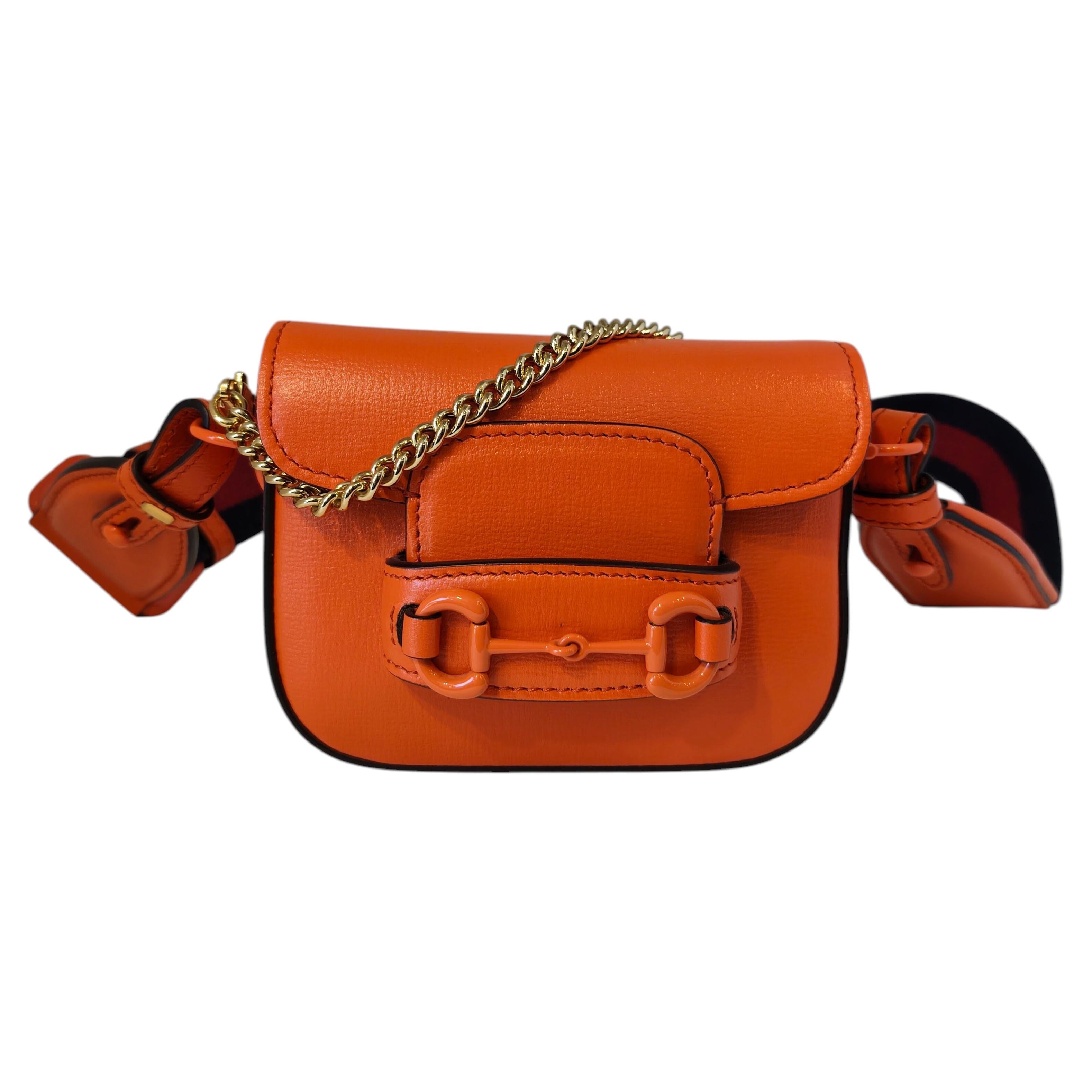 2015 Gucci horsebit 1955 mini black lamb leather bag
