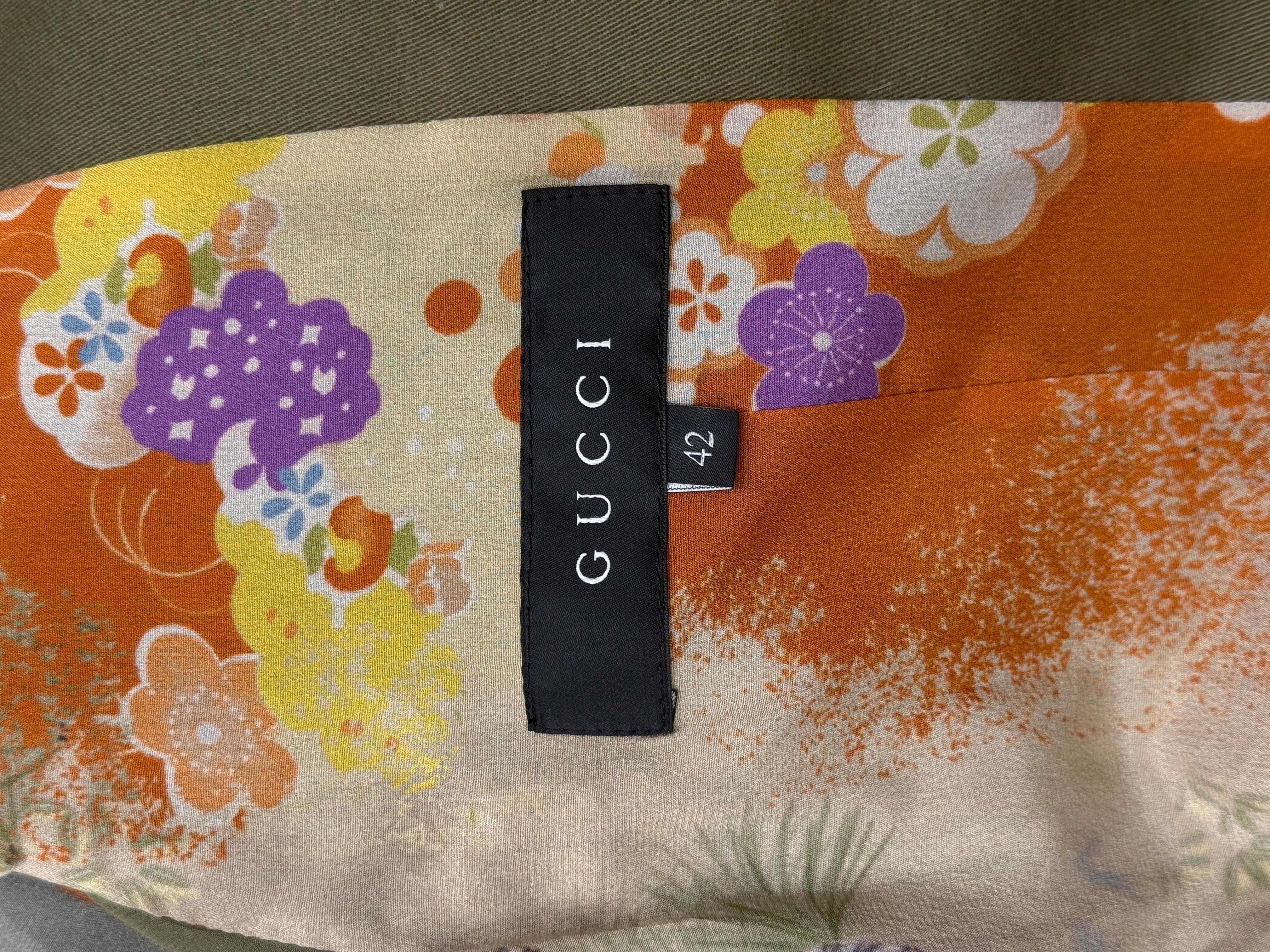 2015 Gucci Prêt-à-porter-Jacke Napoleon im Angebot 4