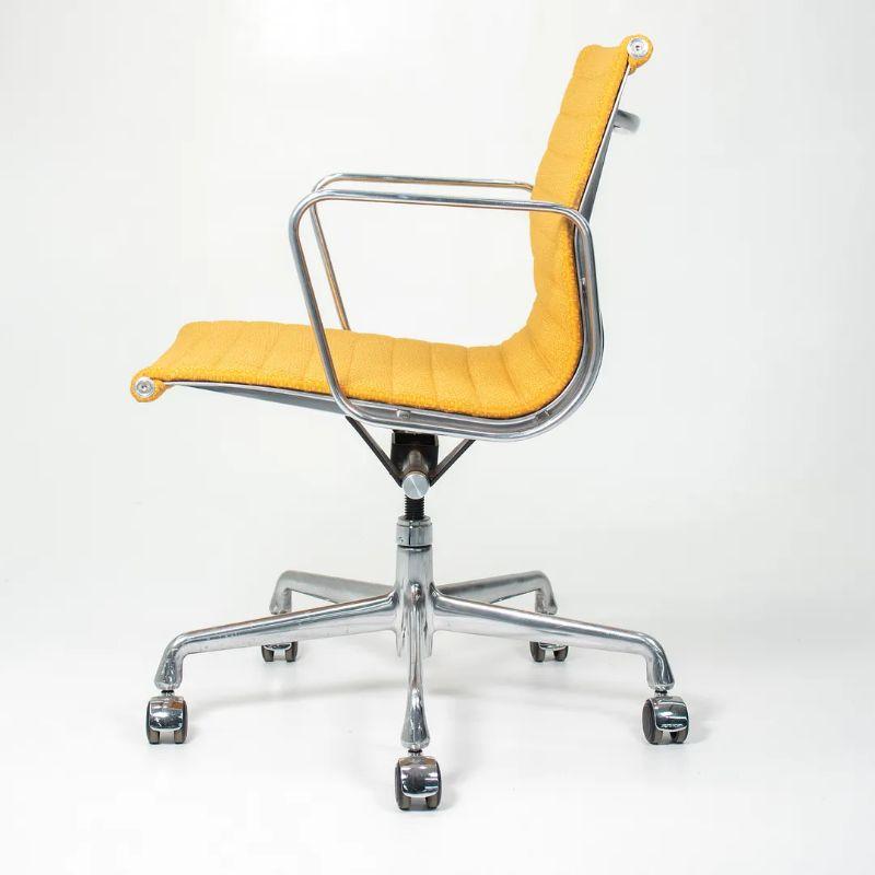 2015 Herman Miller Eames Aluminum Group Management Desk Chair in Yellow Fabric 5
