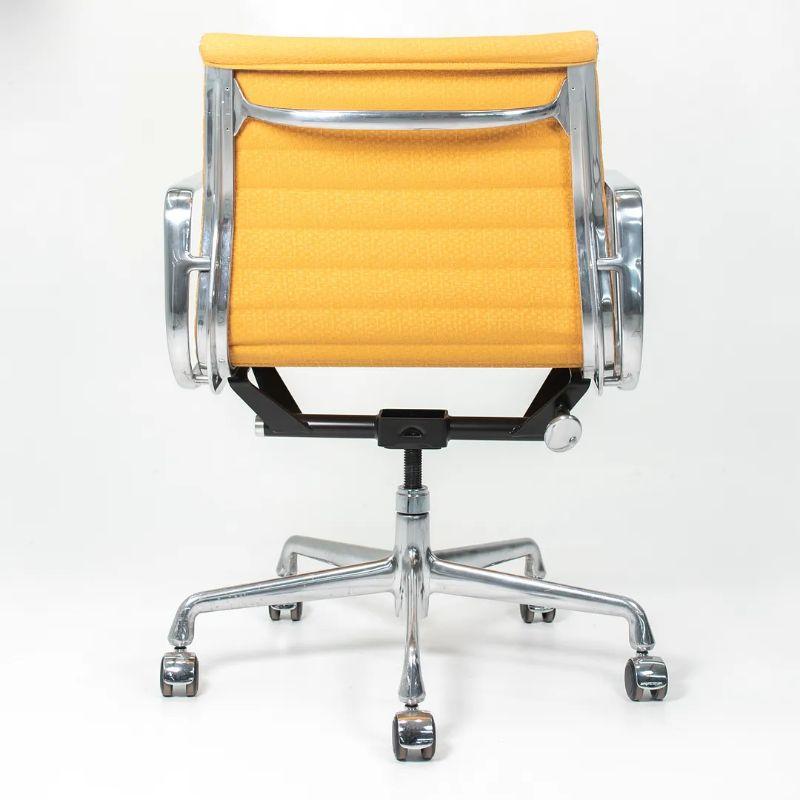 2015 Herman Miller Eames Aluminum Group Management Desk Chair in Yellow Fabric 6