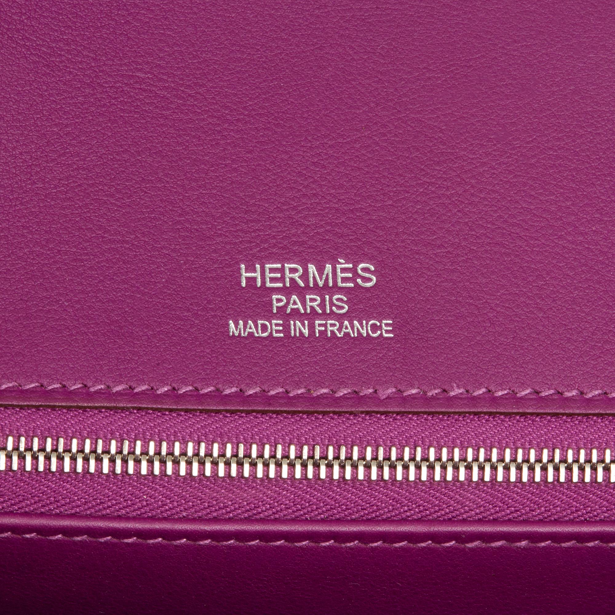 2015 Hermes Anemone Togo & Swift Leather Ghillies Birkin 35cm 1