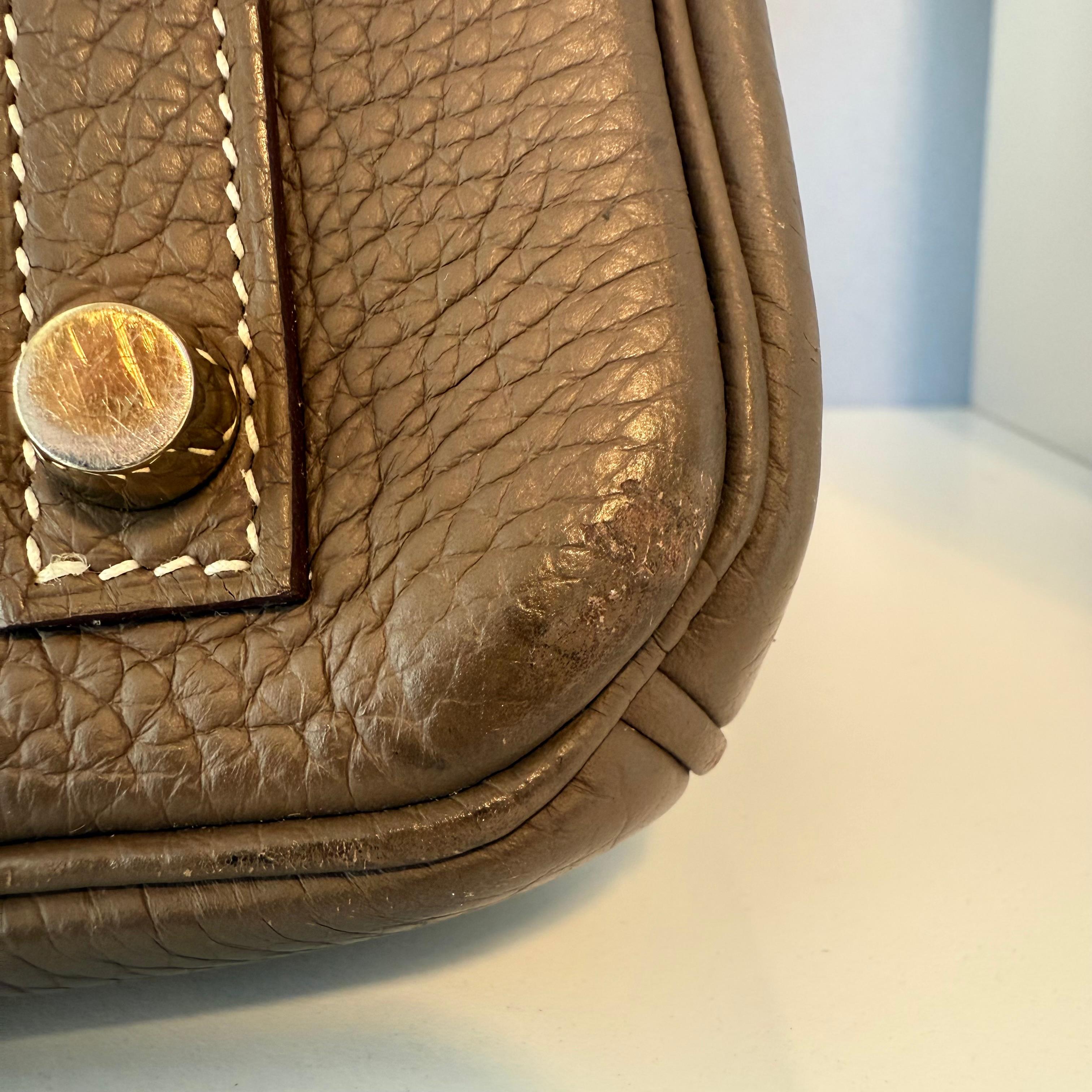 2015 Hermès Birkin 30 Etoupe GHW in vendita 5