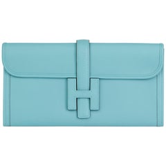 2015 Hermès Blue Celeste Swift Leather Jige Elan 29