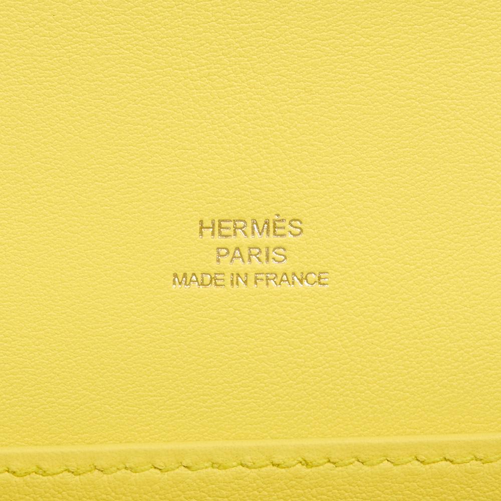 2015 Hermès Paprika Veau Doblis & Soufre Swift Leather Constance Elan 2