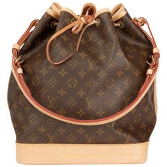 2015 Louis Vuitton Brown Monogram Coated Canvas Noé