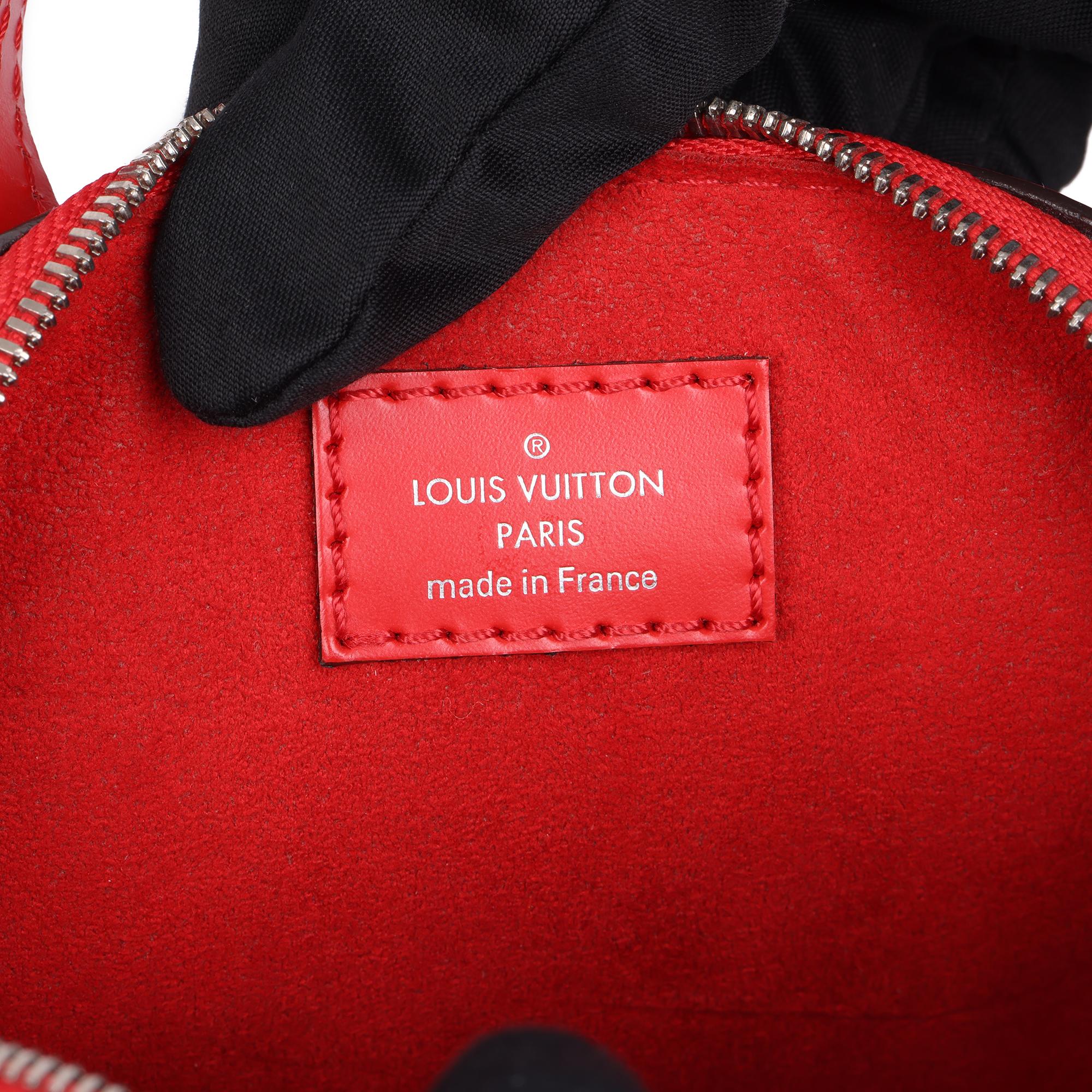 2015 Louis Vuitton Coquelicot Epi Leather Nano Alma In Excellent Condition In Bishop's Stortford, Hertfordshire