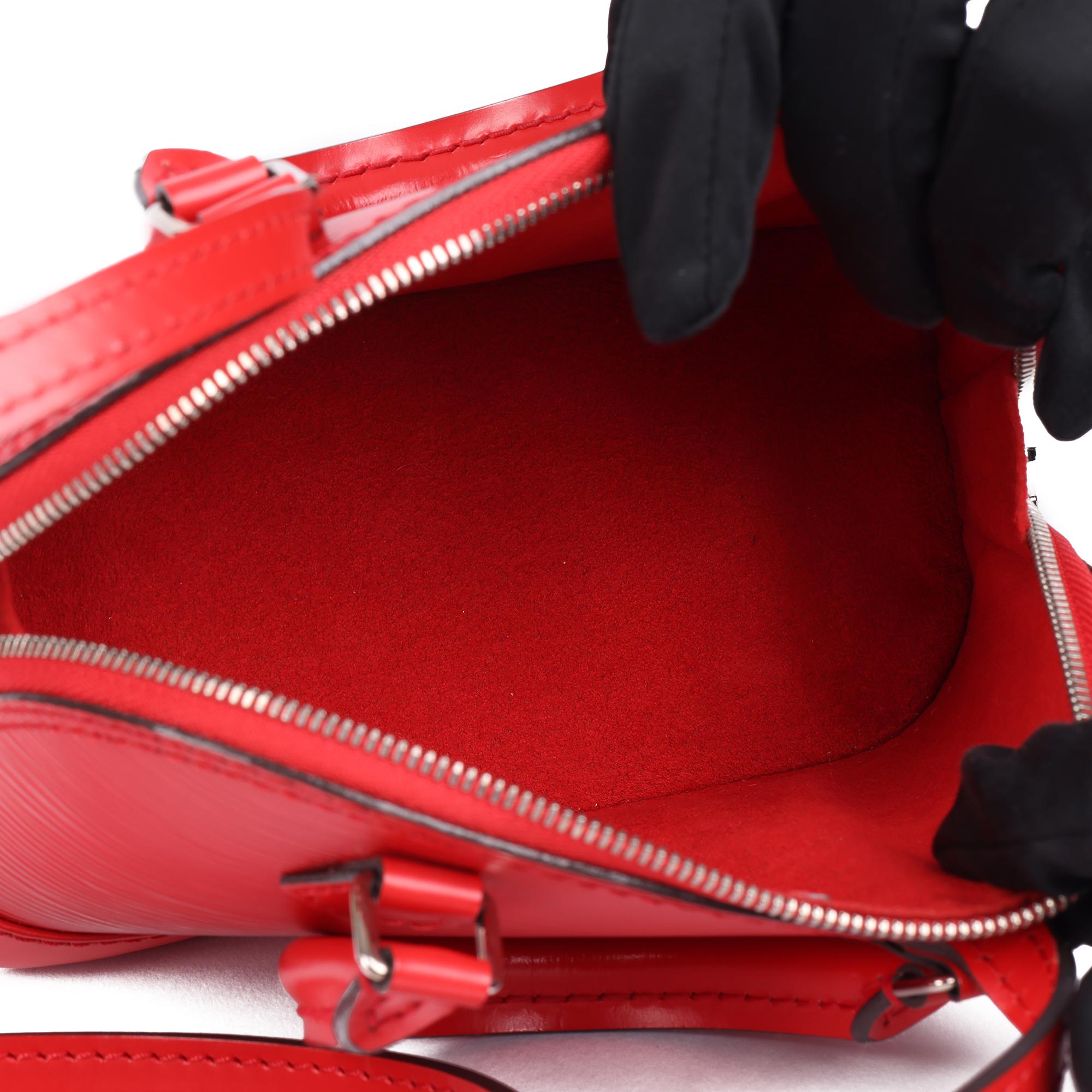 2015 Louis Vuitton Coquelicot Epi Leather Nano Alma 1