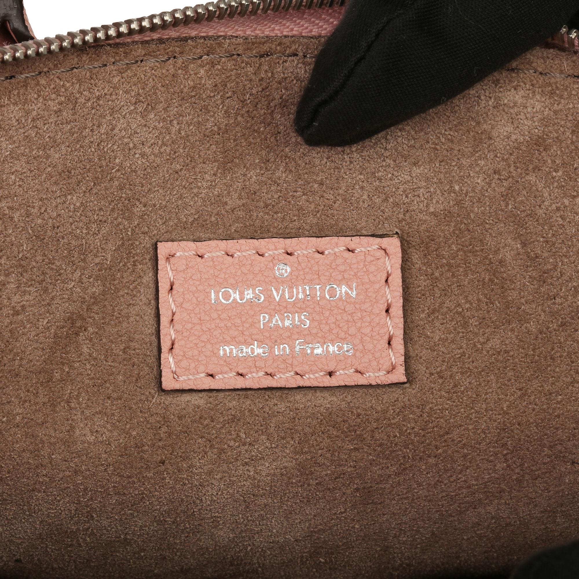 Women's 2015 Louis Vuitton Magnolia Veau Cachemire Leather Nano Rock It