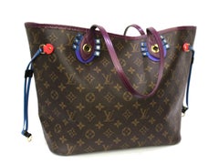 2015 Louis Vuitton Monogram Neverfull MM Totem Bag