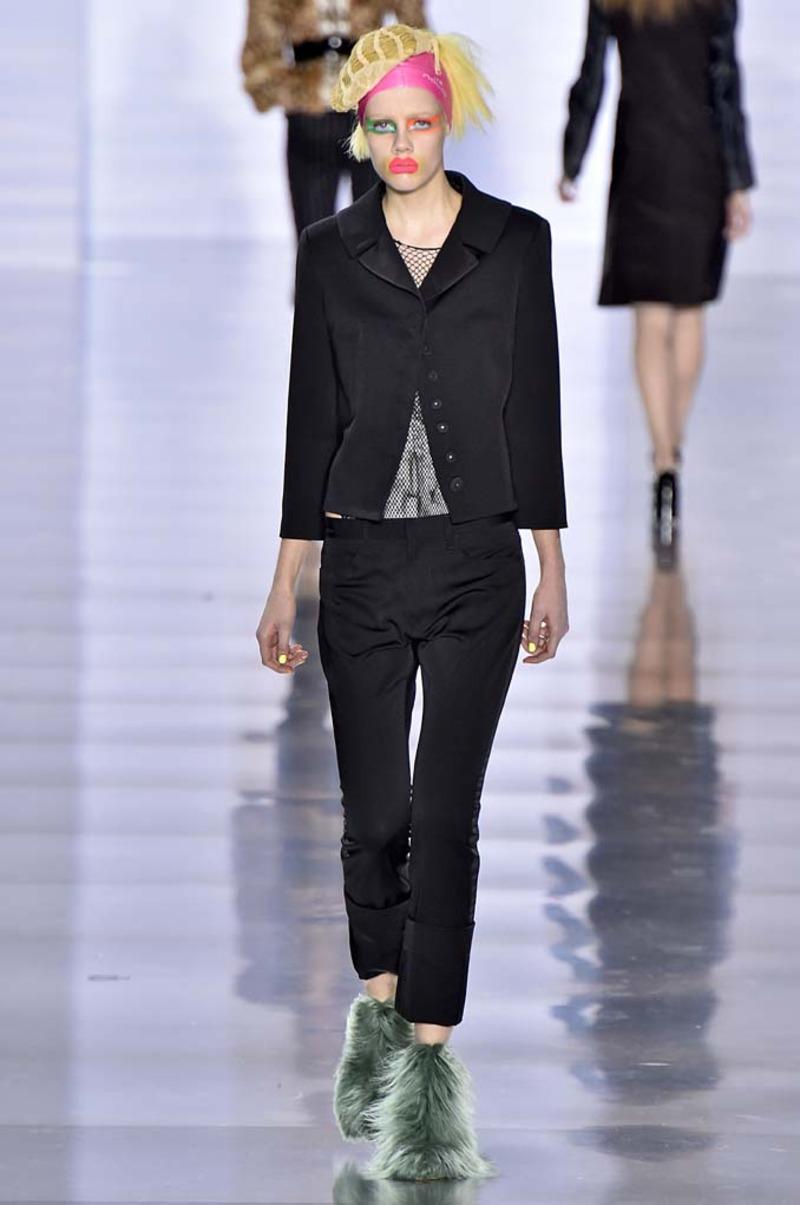 2015 MARGIELA by JOHN GALLIANO black gabardine RUNWAY jacket For Sale 7
