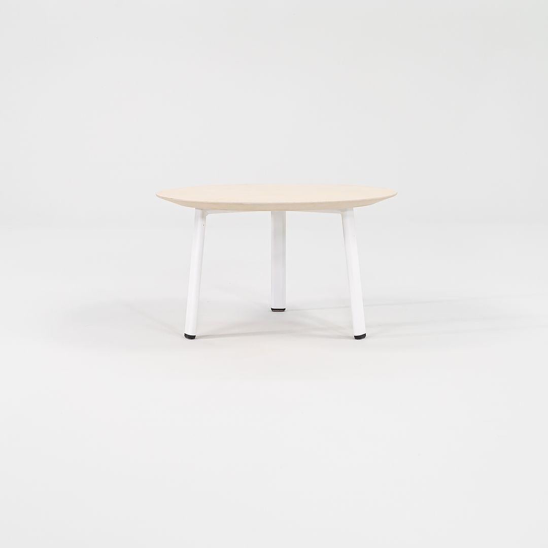 Contemporary 2015 Pair of Allermuir Sunda 2 White Wood Side / End Tables by Allermuir Design For Sale