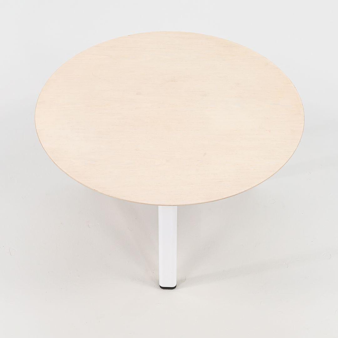 2015 Pair of Allermuir Sunda 2 White Wood Side / End Tables by Allermuir Design For Sale 1