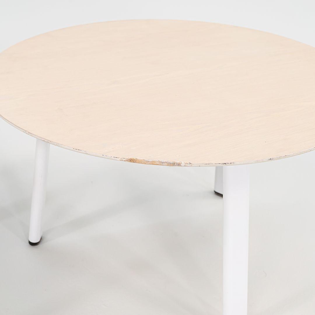 2015 Pair of Allermuir Sunda 2 White Wood Side / End Tables by Allermuir Design For Sale 2