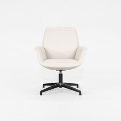 2015 Pair of Jean-Marie Massaud for Poltrona Frau Downtown Arm Chairs in Leather