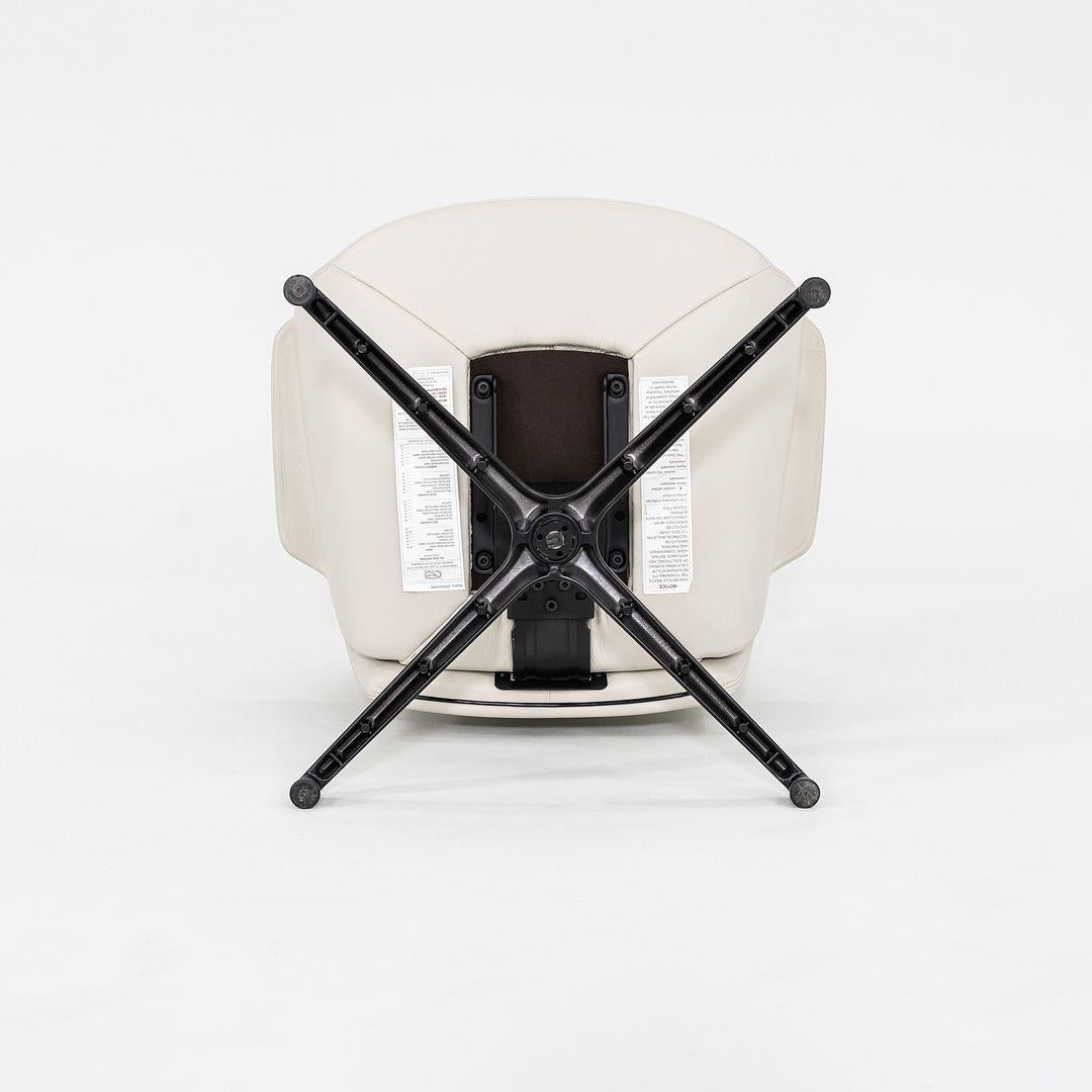 2015 Pair of Jean-Marie Massaud for Poltrona Frau Downtown Arm Chairs in Leather For Sale 1