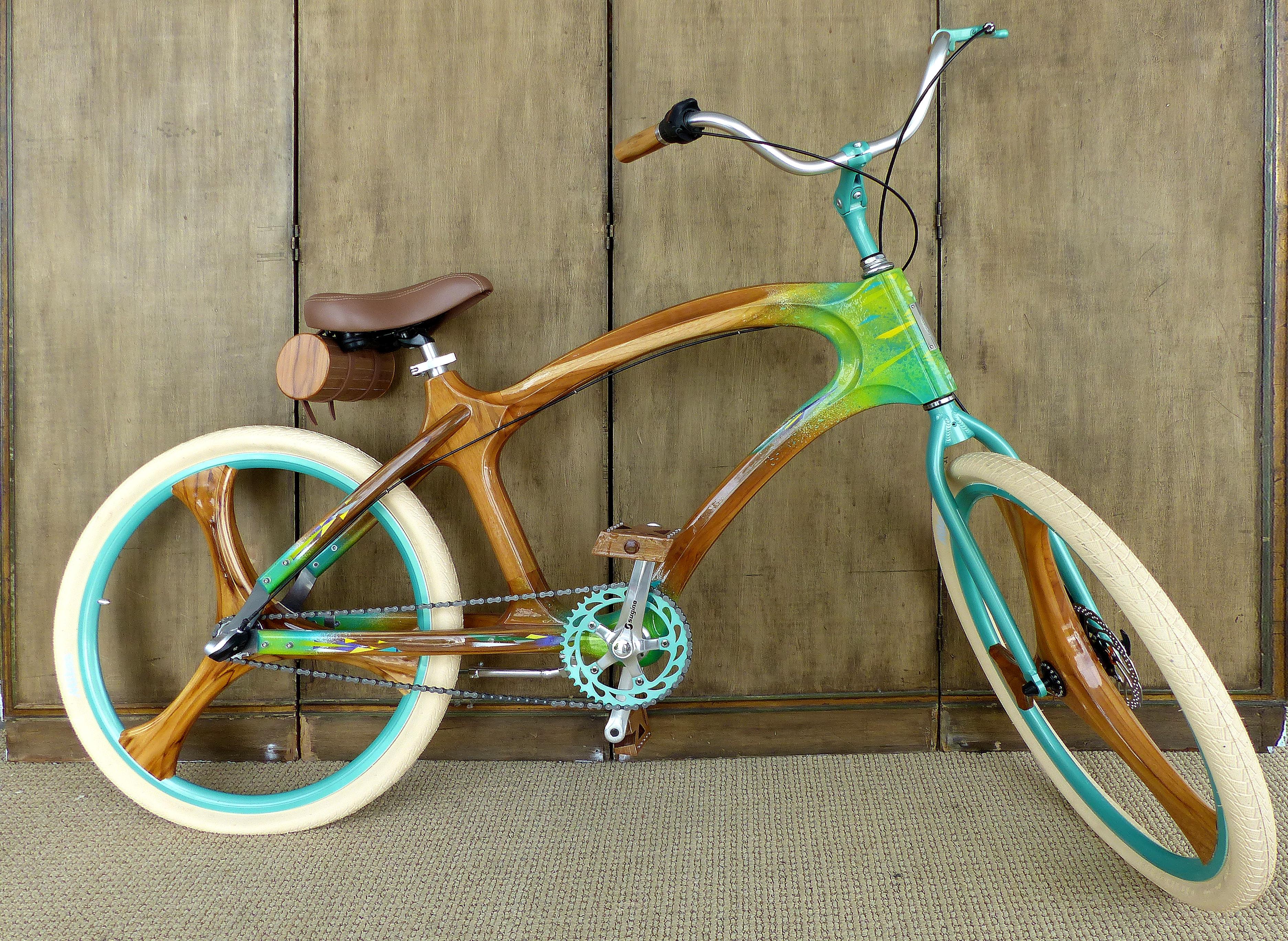 2015 Parma PWB Freedom Handmade Asian Teak Bicycle 12