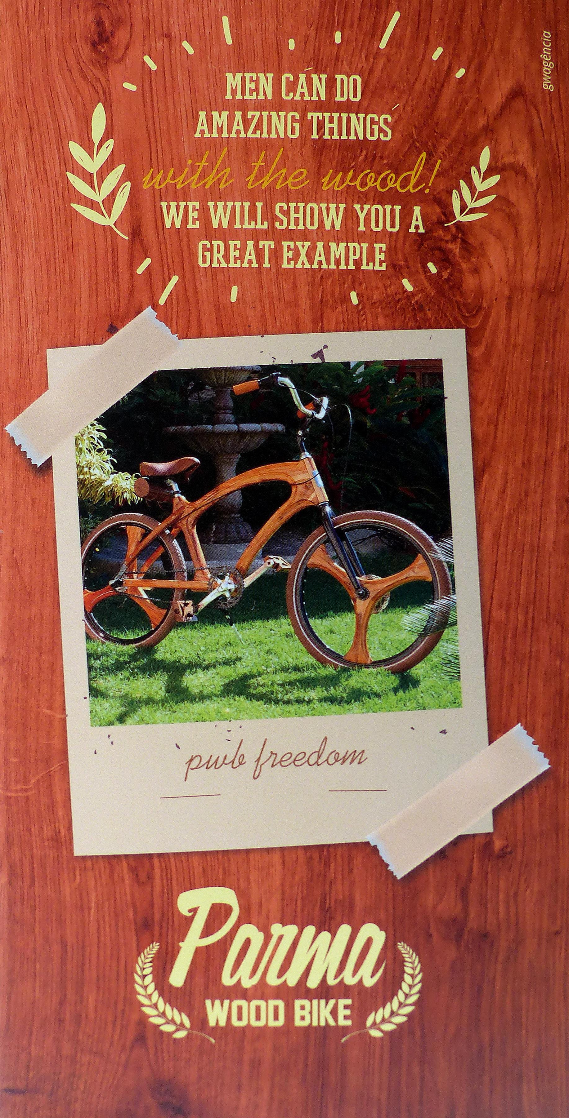 2015 Parma PWB Freedom Handmade Asian Teak Bicycle 13