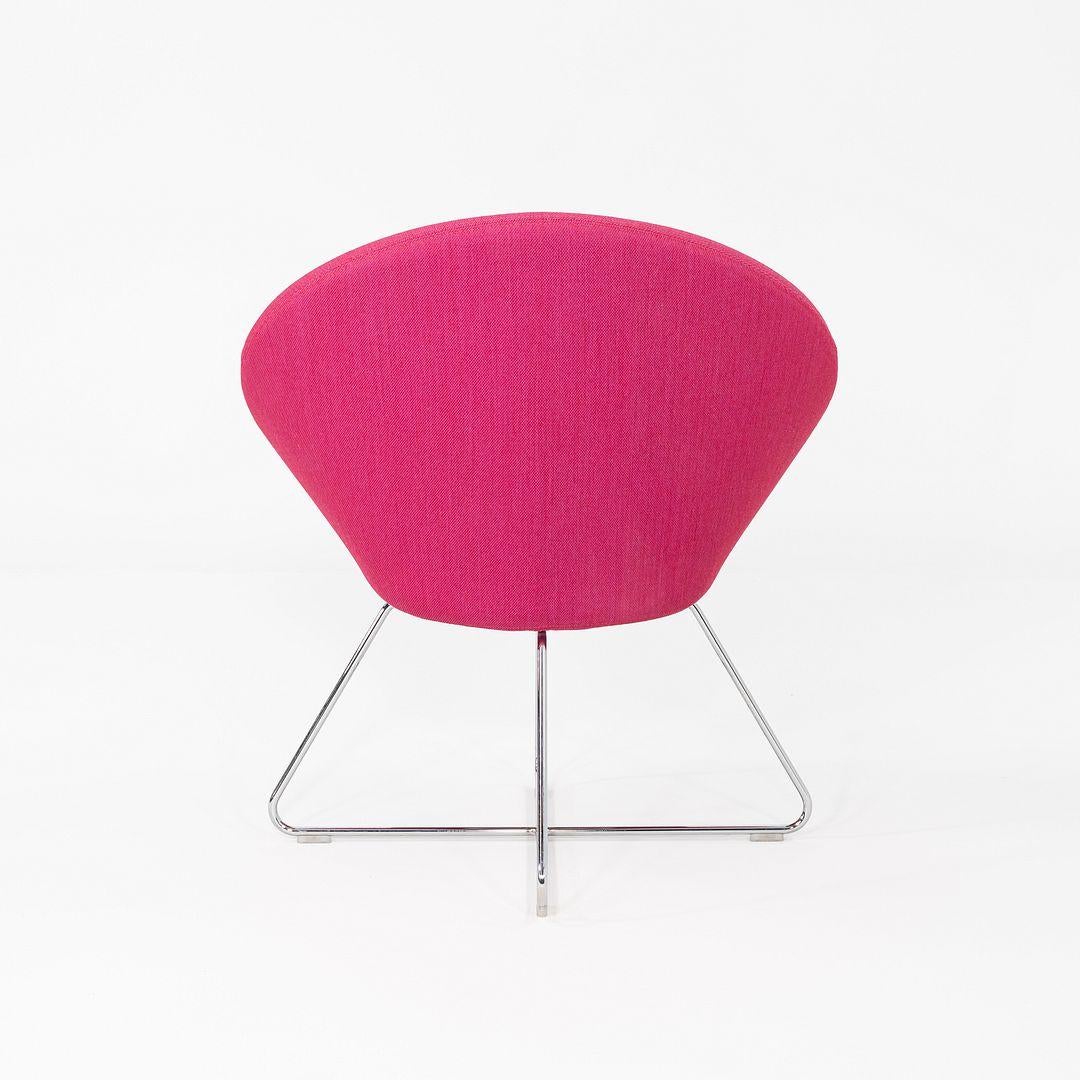 2015 PearsonLloyd for Allermuir Conic Lounge Chair in Pink Fabric 6x Available For Sale 3