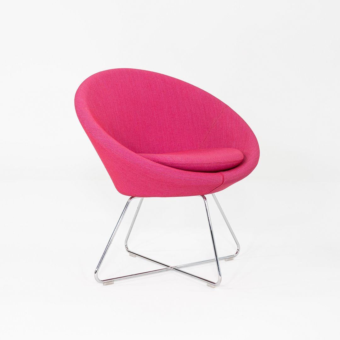 2015 PearsonLloyd for Allermuir Conic Lounge Chair in Pink Fabric 6x Available For Sale 4