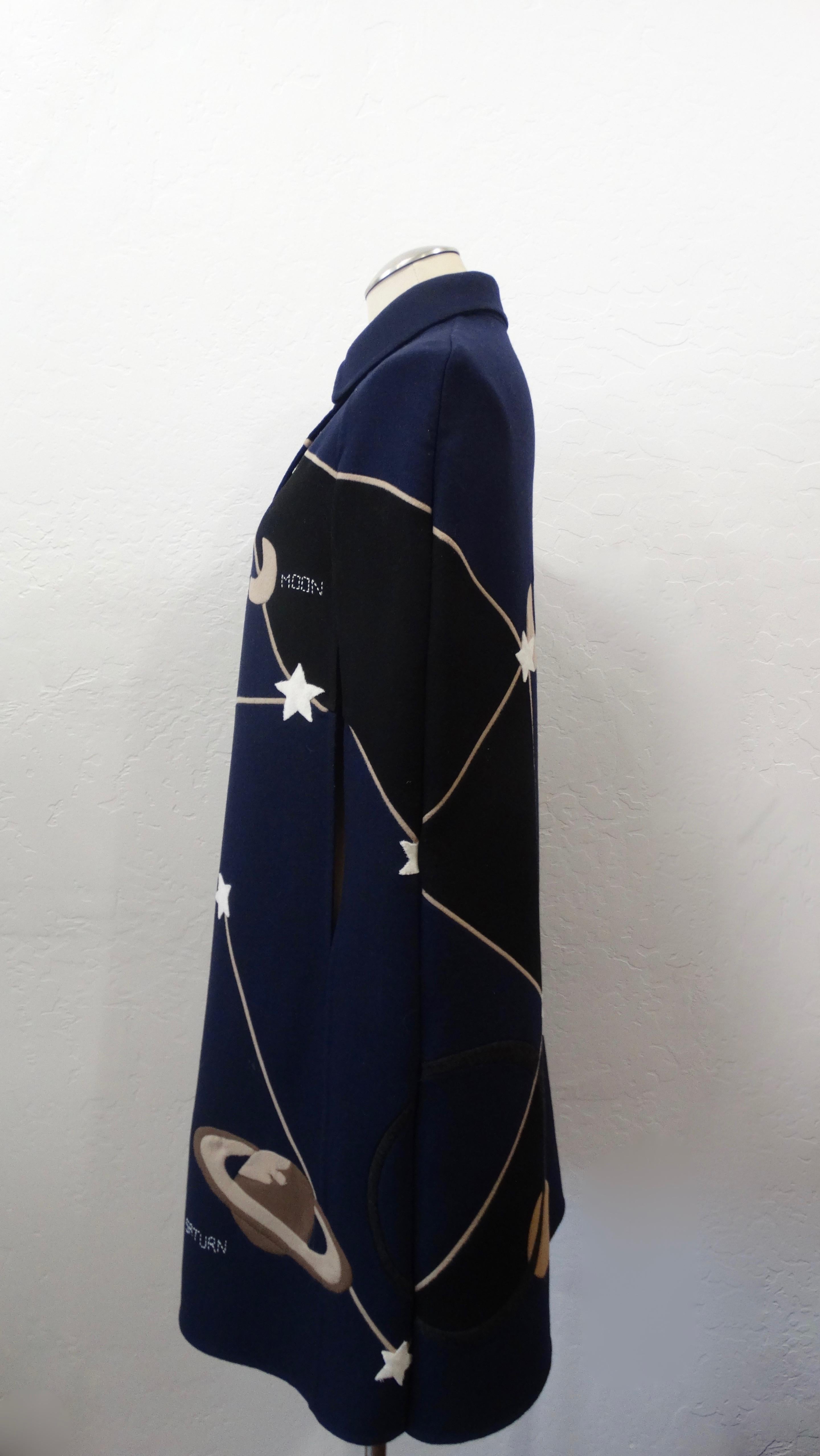 Women's or Men's Valentino 2015 Pre-Fall Constellation Wool Cape  