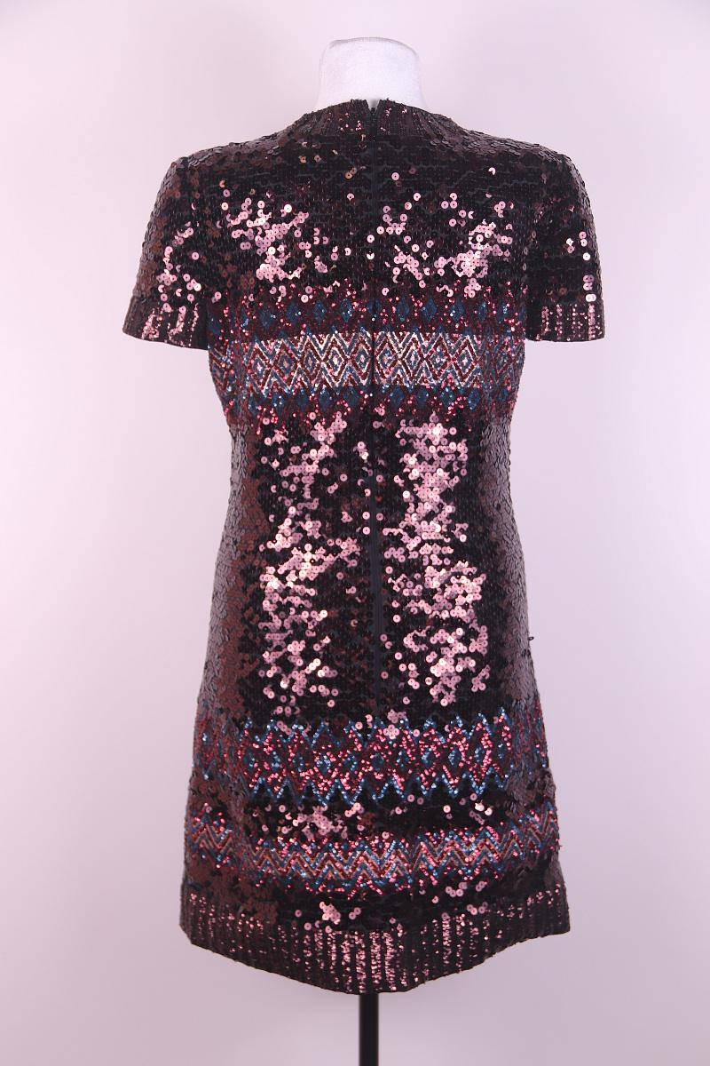 2015 Raf Simons for Christian Dior Embroidered Sequin Evening Dress, Pre-Fall For Sale 4