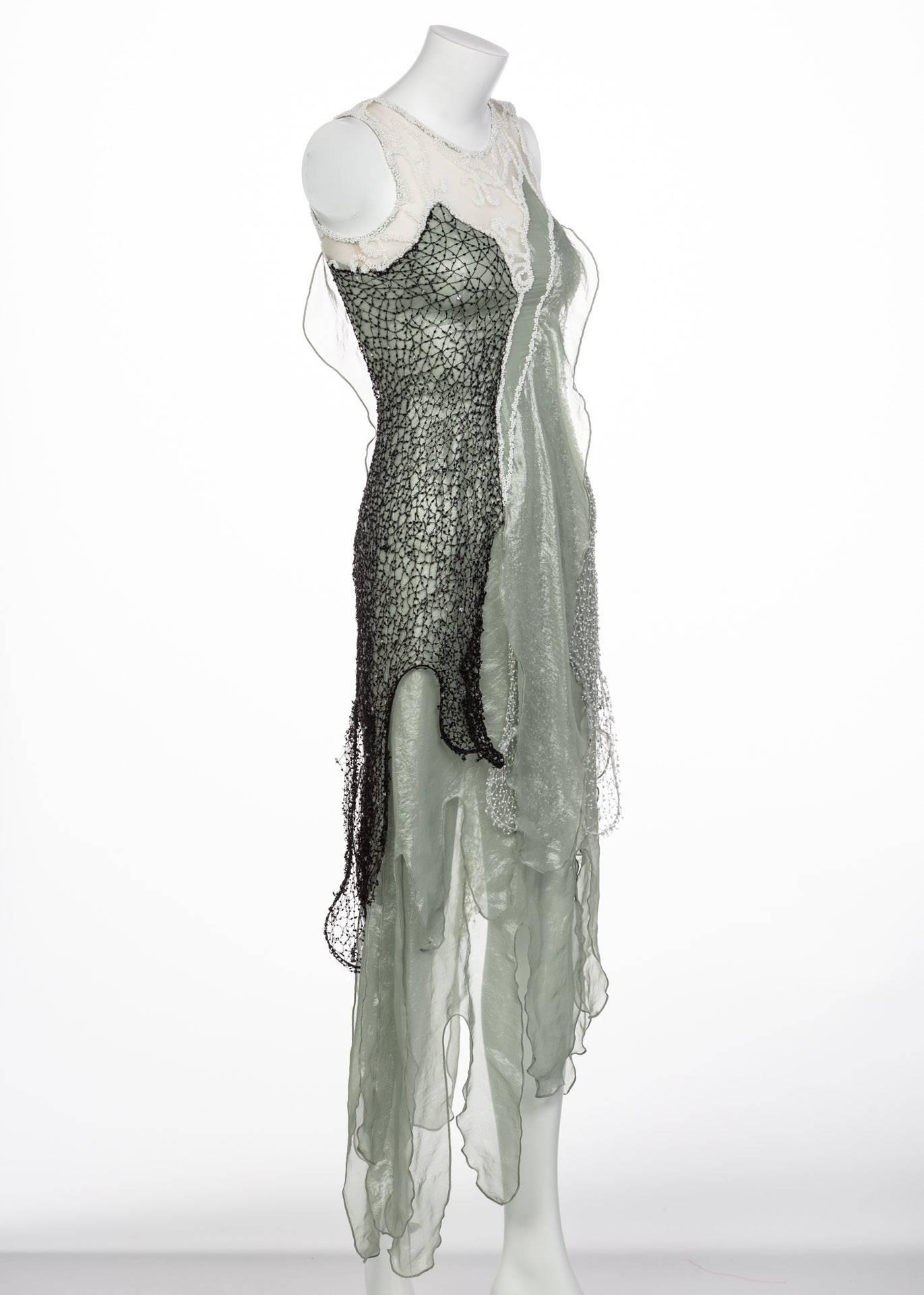 crystal net dress
