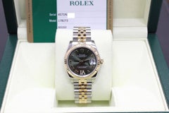 2015 Rolex Datejust Midsize 178273 18 Karat Gold and Steel Diamond VI