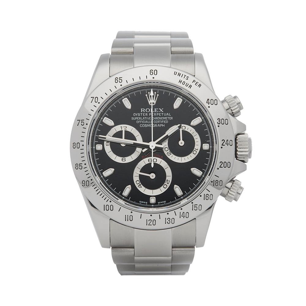 2015 Rolex Daytona Stainless Steel 116520 Wristwatch