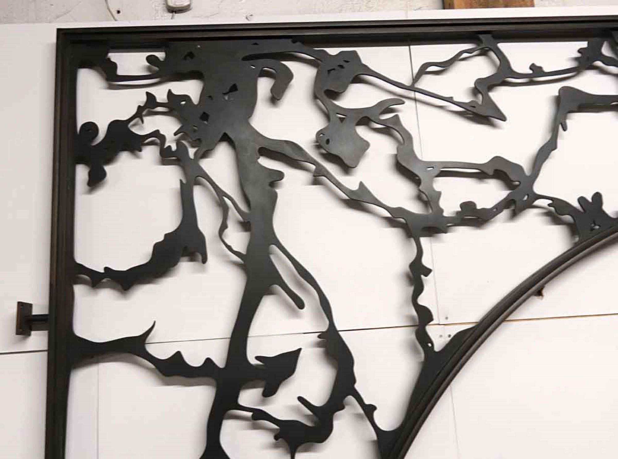 Modern 2015 Sculptural Steel Arched Room Divider La Chine at NYC Waldorf Astoria Hotel