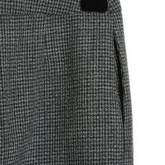 2015 Slimane Saint Laurent Dark Houndstooth Mini Skirt