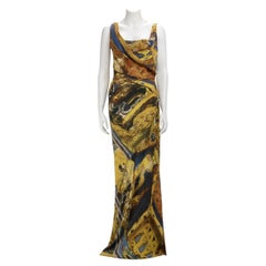 2015 Vivienne Westwood Orient Print Gown IT 42, US 6