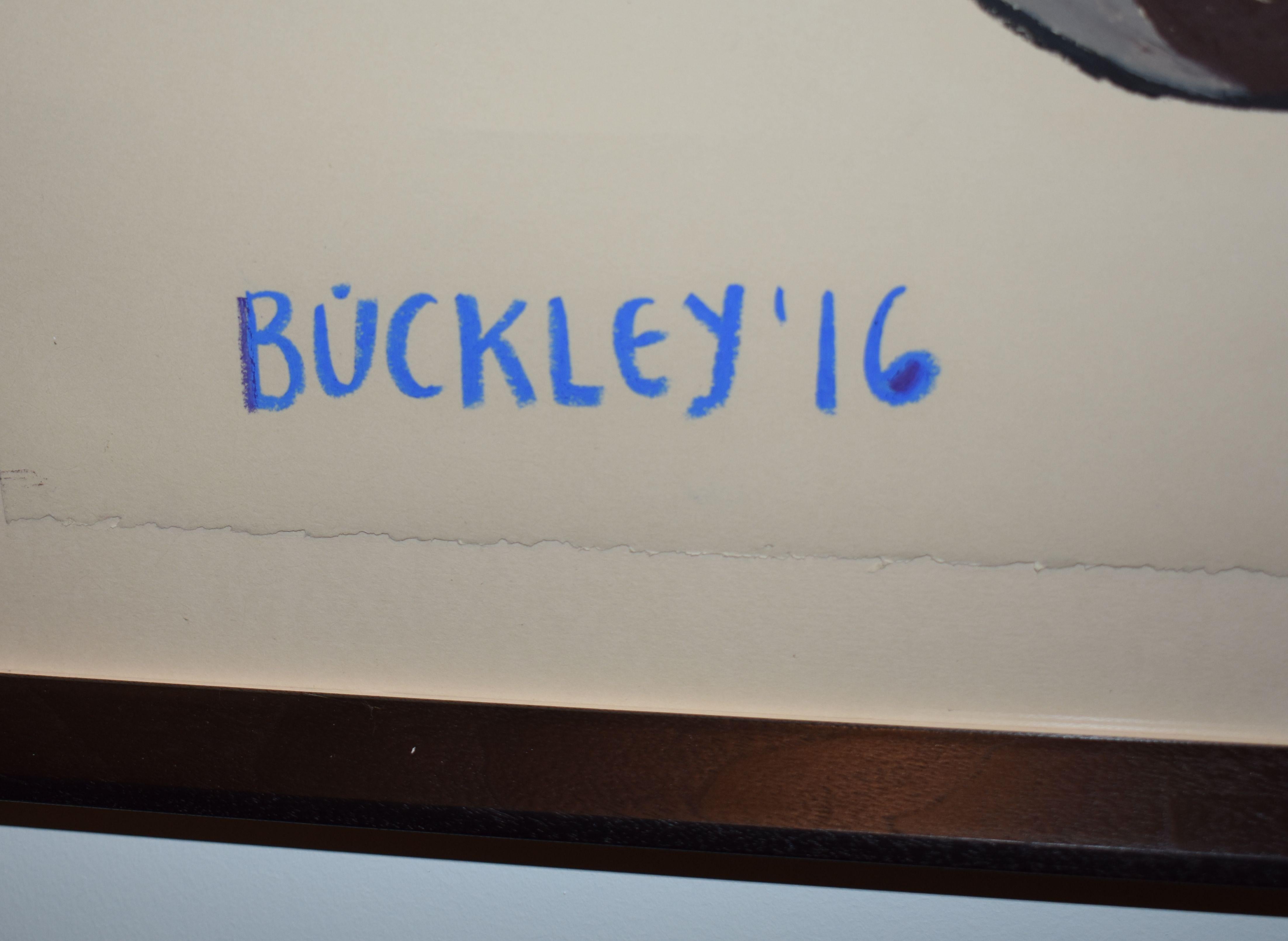 Contemporary 2016 Buckley Painting Signed For Sale