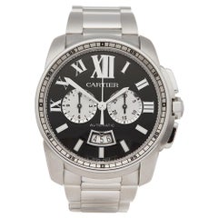 2016 Cartier Calibre Stainless Steel W7100061 Wristwatch