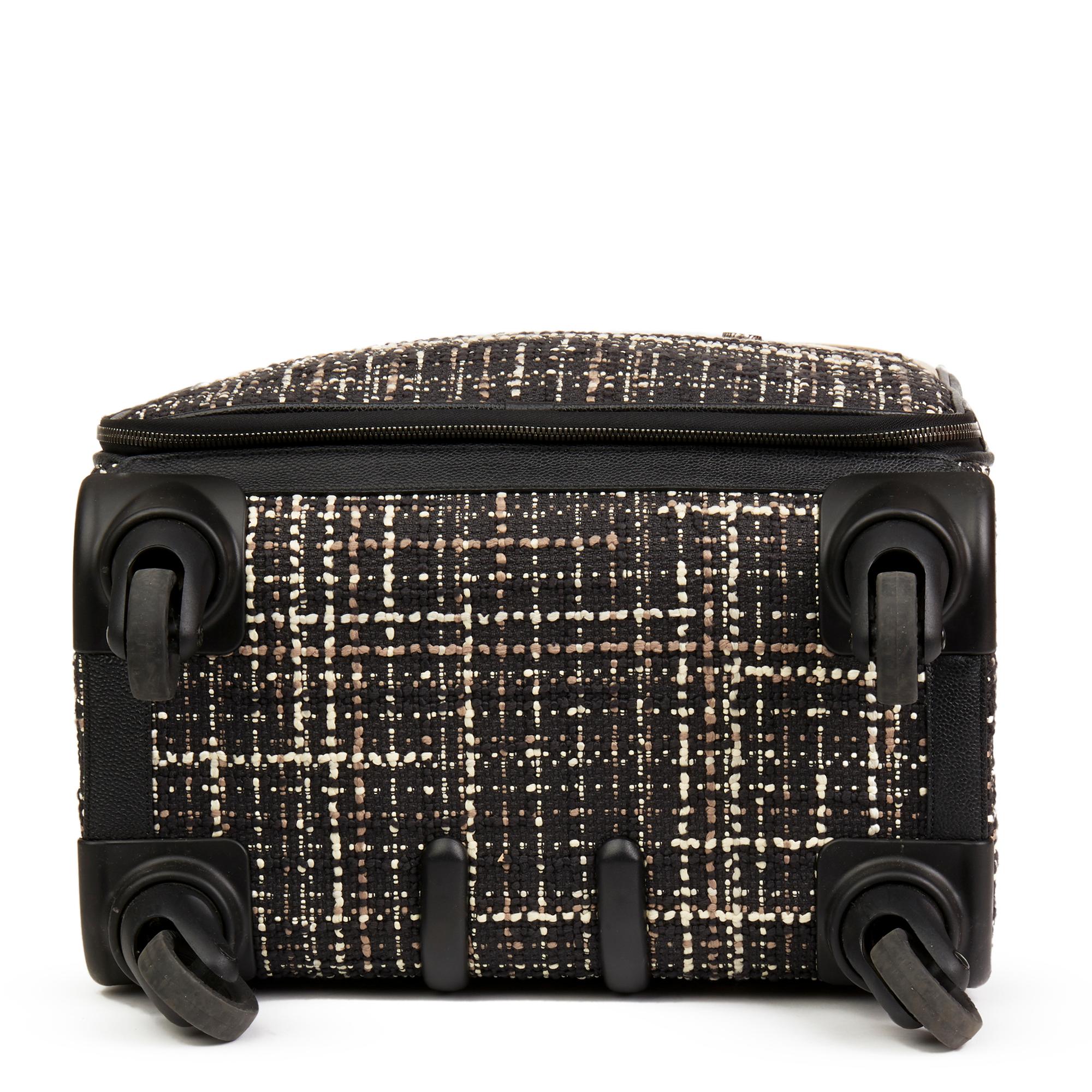 tweed suitcase