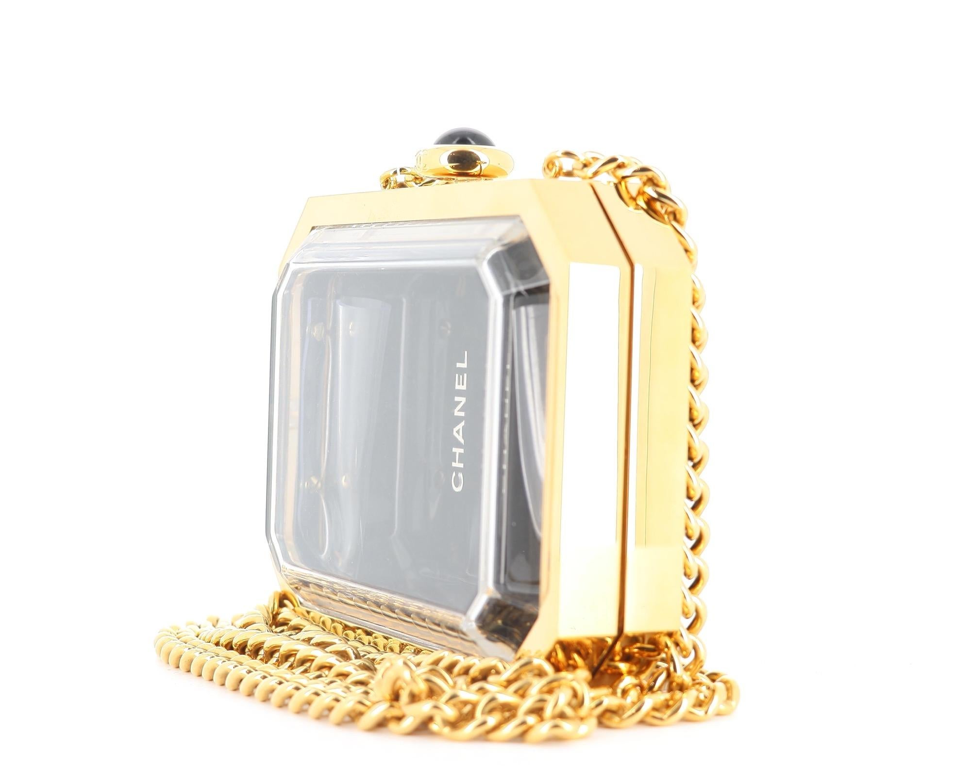 Beige 2015 Chanel Premiere Golden Minaudière in vendita