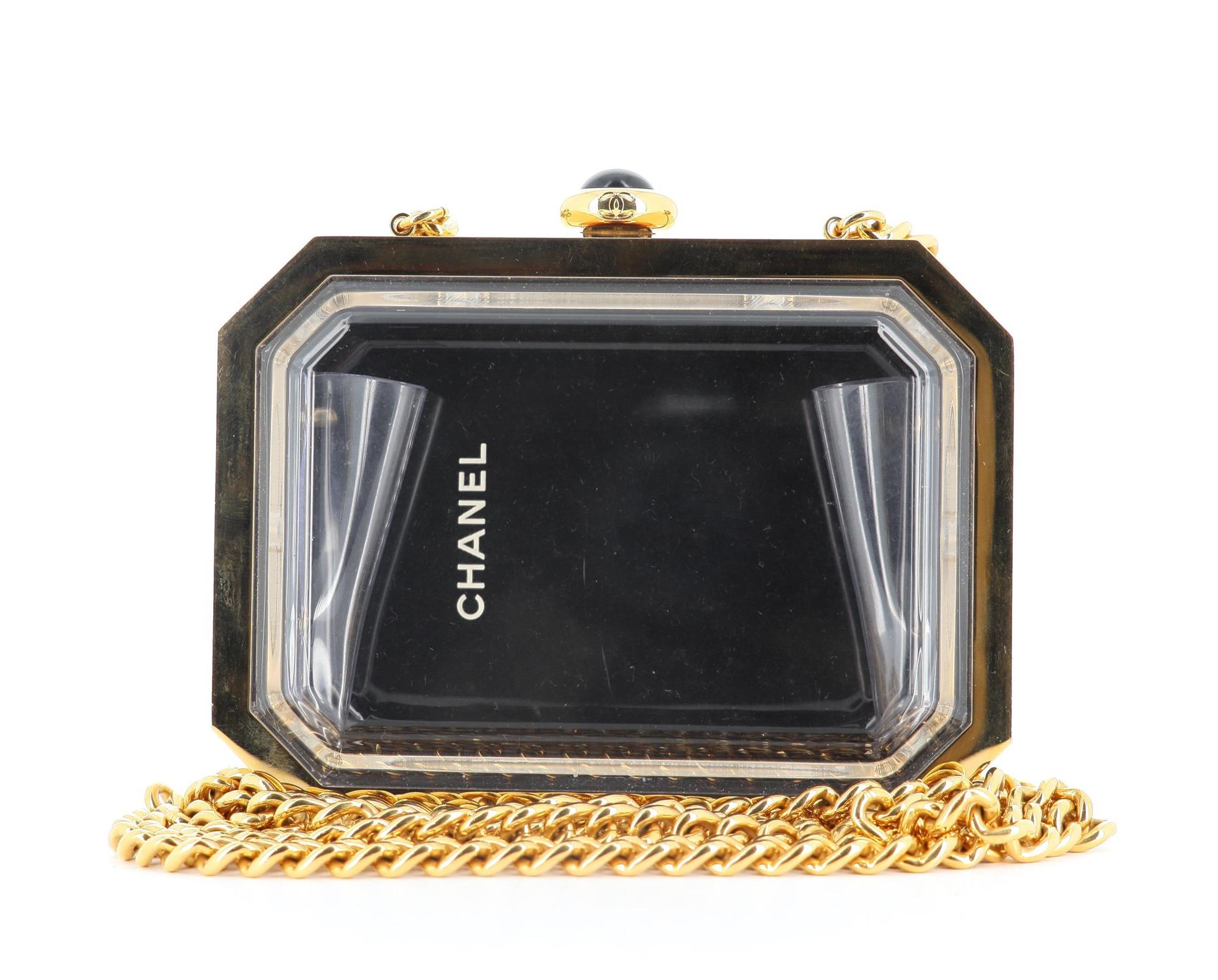 2015 Chanel Premiere Golden Minaudière In condizioni ottime in vendita a PARIS, FR