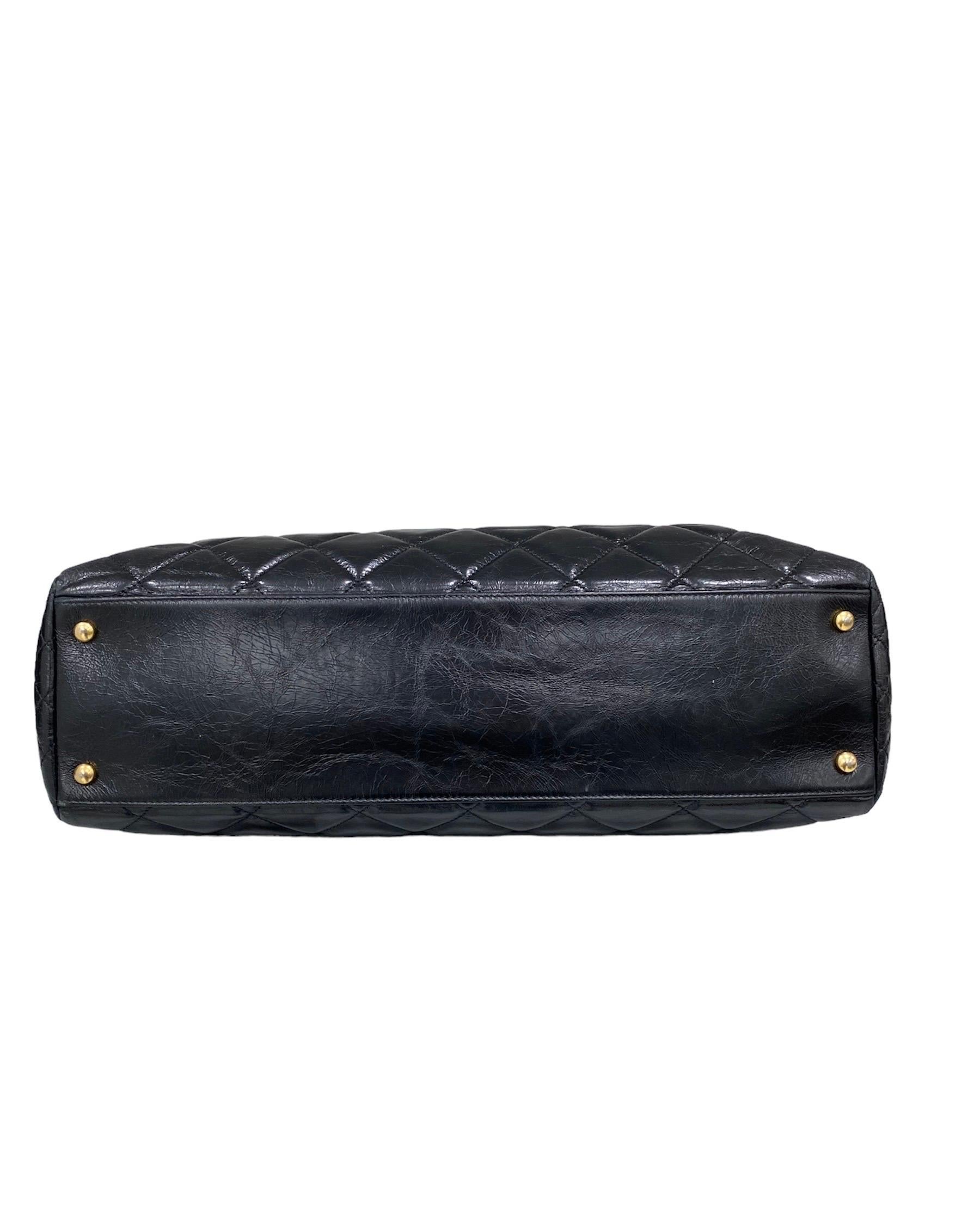 Women's 2016 Chanel Shopper Bag Black Shoulder Bag