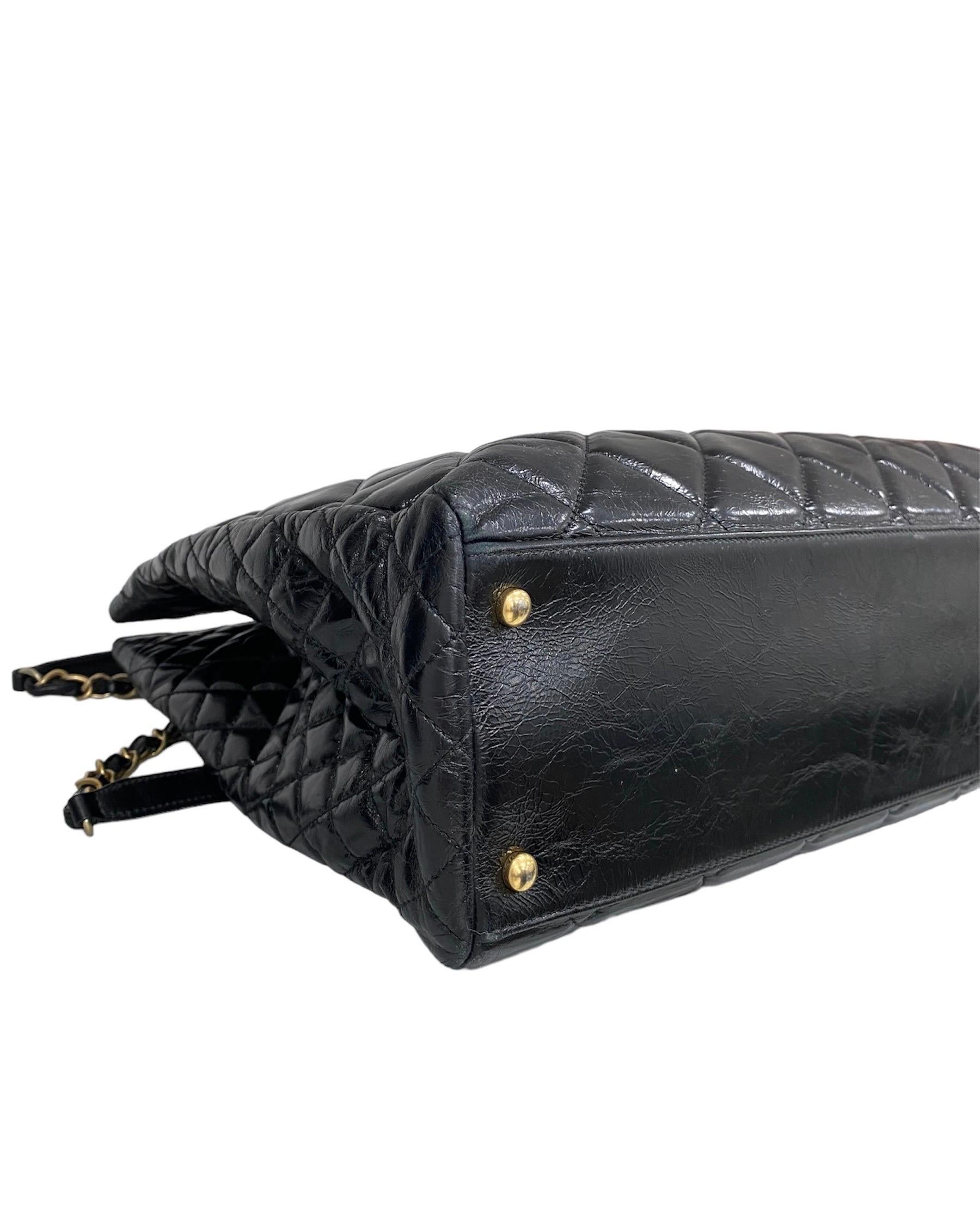 2016 Chanel Shopper Bag Black Shoulder Bag 1