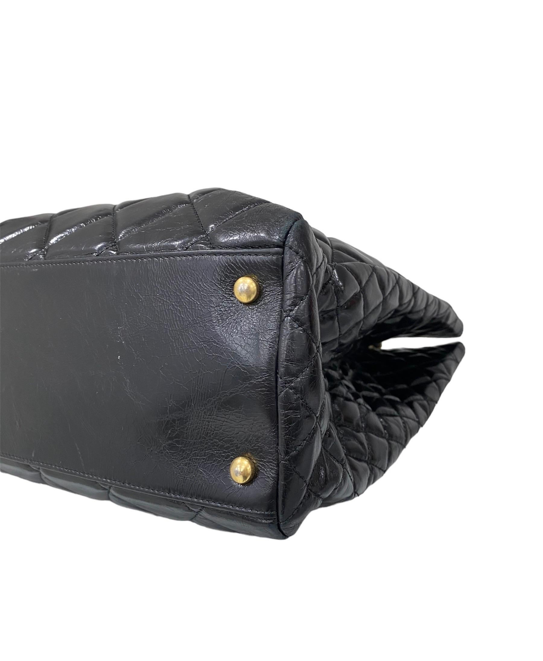 2016 Chanel Shopper Bag Black Shoulder Bag 2