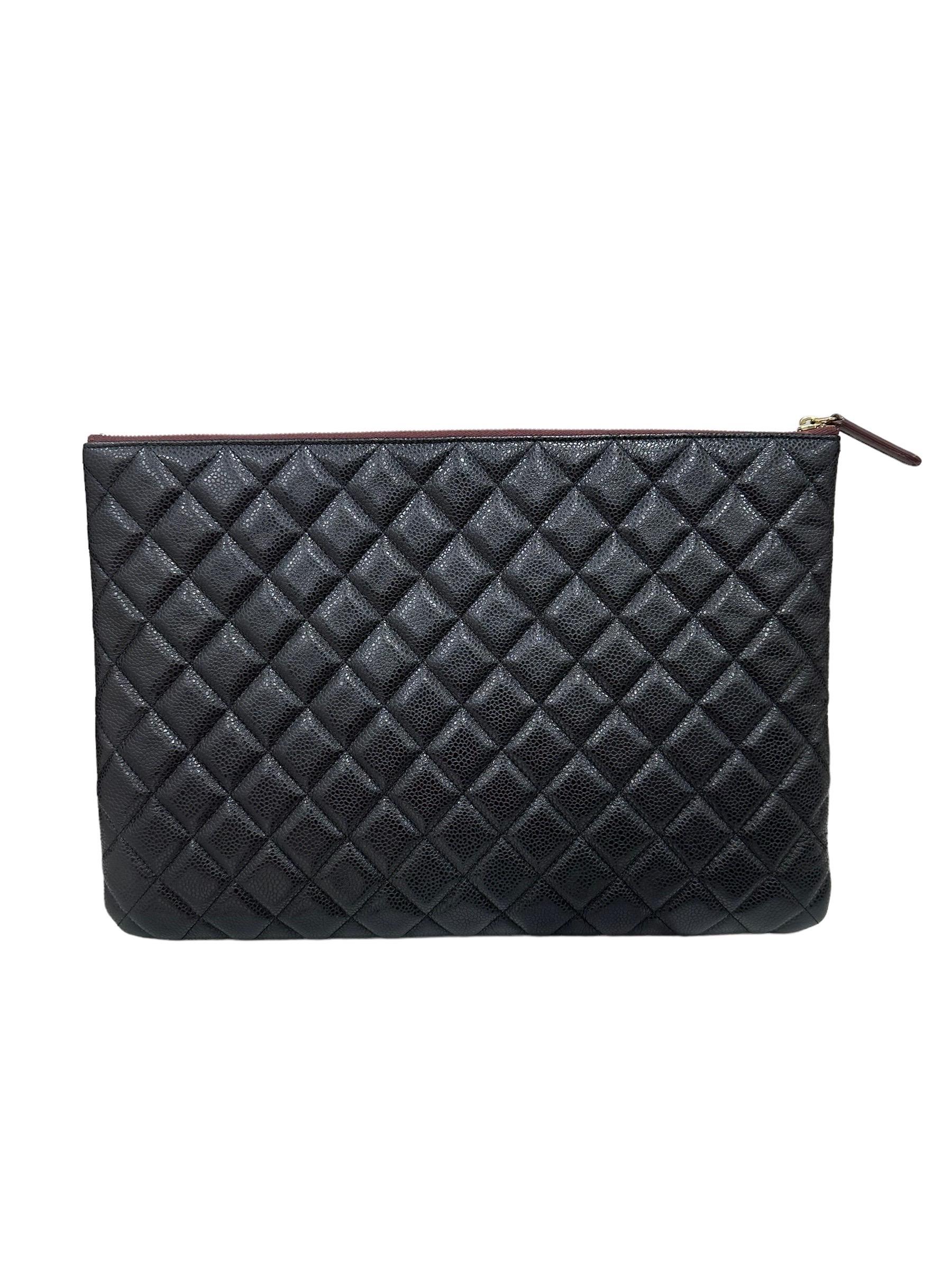 2016 Chanel Timeless Clutch Black Caviar Leather  1